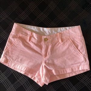 Lilly Pulitzer “The Walsh Short” Coral Shorts | 4